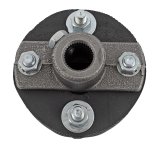 Borgeson Universal Rag Joints 052552 Steering Coupler, Joint, 11/16 in. 36-Spline, 1 in. DD, Steel, Natural, Each thumbnail 2