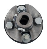 Borgeson Universal Rag Joints 054940 Steering Coupler, Joint, 13/16 in. 36-Spline, 3/4 in. DD, Steel, Natural, Each thumbnail 1