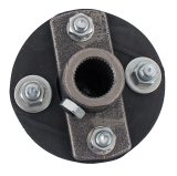 Borgeson Universal Rag Joints 054940 Steering Coupler, Joint, 13/16 in. 36-Spline, 3/4 in. DD, Steel, Natural, Each thumbnail 2