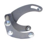 Borgeson Universal Power Steering Pump Brackets 802400 Brackets, Driver Side, Upper and Lower, Steel, Natural, Kit thumbnail 2