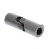 Borgeson Universal Steering U-Joints 510964 U-Joint, Pin and Block, 3/4 in. without Splines, 9/16 in. 26 Spline, 3.375 in. Length, Steel, Natural, Each thumbnail 1