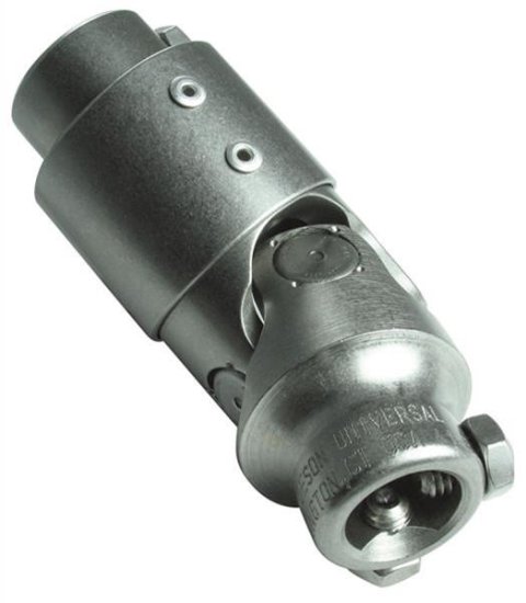Borgeson Universal Steering U-Joints 153425 U-Joint / Vibration Damper, Stainless Steel, 3/4-36 X 11/16-36