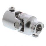 Borgeson Universal Steering U-Joints 124952 Joint, Stainless Steel, Polished, 1 in. DD, 3/4 in. DD, Each thumbnail 1