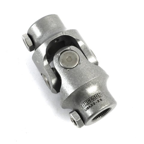 Borgeson Universal Steering U-Joints 114921 U-Joint, Standard Style, Stainless Steel, Natural, 3/4 in. DD, 5/8 in. 36-spline Chrysler, Each