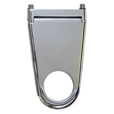 Borgeson Solid-Style Column Drops 911176 Steering Mount, Aluminum, Polished, 1.75 in. Diameter, 6.0 in. Drop, Each