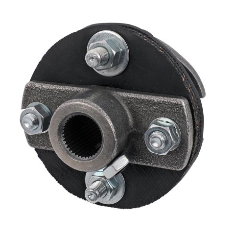 Borgeson Universal Rag Joints 053452 Steering Coupler, Joint, 3/4 in. 36-Spline, 1 in. DD, Steel, Natural, Each thumbnail 2