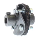 Borgeson Universal Rag Joints 052549 Steering Coupler, Joint, 11/16 in. 36-Spline, 3/4 in. DD, Steel, Natural, Each thumbnail 1