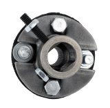Borgeson Universal Rag Joints 054052 Steering Coupler, Joint, 13/16 in. 36-Spline, 1 in. DD, Steel, Natural, Each thumbnail 1