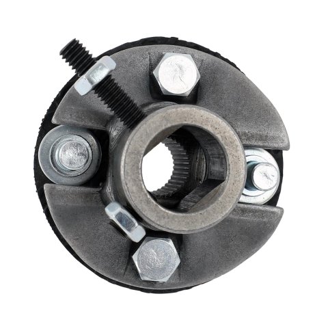 Borgeson Universal Rag Joints 054052 Steering Coupler, Joint, 13/16 in. 36-Spline, 1 in. DD, Steel, Natural, Each