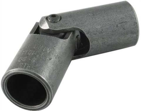 Borgeson Universal Steering U-Joints 515959 Joint, Steel, 1/2 in. Smooth Bore, 1/2 in. Smooth Bore, Each thumbnail 1