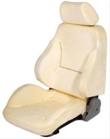 Procar Rally Series 1000 Seats 80-1000-99R Seat, 1000, Un-upholstered, Lever Recline, Sliders, Passenger Side, Each thumbnail 2