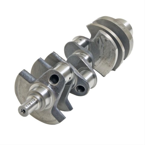 Scat Cast Crankshafts 9-103750L Crankshaft, 1-Piece Seal, External Balance, Steel, 3.750 in. Stroke, Chevy, 350, Each thumbnail 3