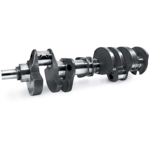 Scat Cast Crankshafts 9-103750L Crankshaft, 1-Piece Seal, External Balance, Steel, 3.750 in. Stroke, Chevy, 350, Each thumbnail 4