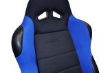 Procar Sportsman Racing Black/blue Velour Seat 80-1606-65L Seat, Series 1606, Lever Reclining, Driver Side, Velour, Black/Blue, Each thumbnail 3
