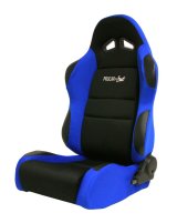 Procar Sportsman Racing Black/blue Velour Seat 80-1606-65L Seat, Series 1606, Lever Reclining, Driver Side, Velour, Black/Blue, Each thumbnail 5