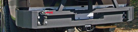 Body Armor 4x4 Rear Bumpers for 2007-2013 TUNDRA - TN-2961 Bumper, Rear, Fabricated, Steel, Black Textured Powdercoated, Toyota, Each thumbnail 2