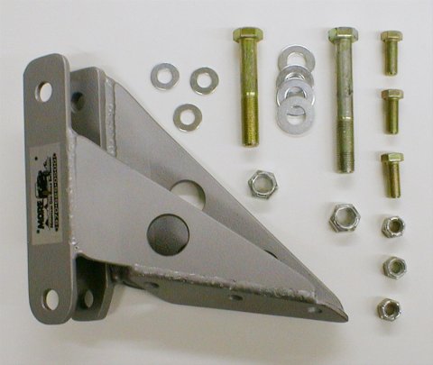 M.O.R.E. Track Bar Brackets 9921 Bracket, Steel, Gray Powdercoated, Kit thumbnail 1