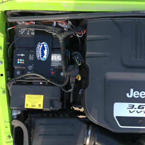 M.O.R.E. Dual Battery Trays JKDBT12 Tray, Dual, Steel, Black Powdercoated, Hold-down, Jeep, Each thumbnail 1