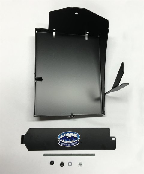M.O.R.E. Dual Battery Trays JKDBT12 Tray, Dual, Steel, Black Powdercoated, Hold-down, Jeep, Each thumbnail 2