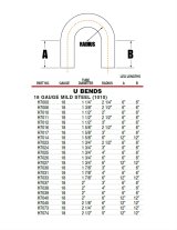 Patriot 180 Degree Bends 1.5 Inch Steel Exhaust Pipe H7010 Pipe, U-Bend, Degree, Steel, Natural, 1.500 in. Diameter, 2.00 in. Bend Radius, Each thumbnail 2