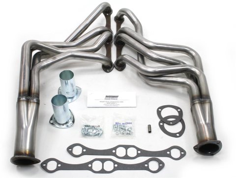 Patriot Full-Length Headers H8047 Headers, Long Tube, Steel, Natural, Chevy, A, F, Body, Small Block, Pair thumbnail 3