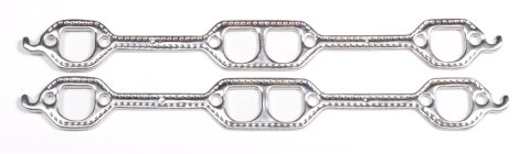 Patriot Seal-4-Good Header Gaskets 66031 Exhaust Gaskets, Header, Seal-4-Good, Aluminum, D Port, Chevy, Small Block, LT1, Pair thumbnail 1