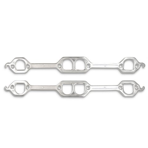 Patriot Seal-4-Good Header Gaskets 66031 Exhaust Gaskets, Header, Seal-4-Good, Aluminum, D Port, Chevy, Small Block, LT1, Pair thumbnail 2
