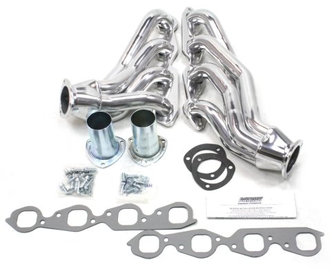Patriot Clippster Headers H8013-1 Headers, Clippster, Mid-Length, Steel, Ceramic Coated, 1 7/8 in. O.D. Tube Size, 3 in. Collector, Chevy, Big Block, Pair thumbnail 2