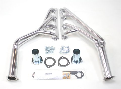Patriot Full-Length Headers H8426-1 Headers, Tri-Y, Steel, Silver Ceramic Coated, Ford, Mercury, 260, 289, 302, Each thumbnail 4