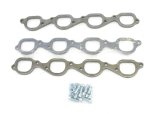 Patriot Header Flange Kits H7898 Flanges, No Stubs, Steel, 0.375 in. Thick, 2.125 in. Port, Gaskets, Bolts, Chevy, Big Block, Pair thumbnail 2