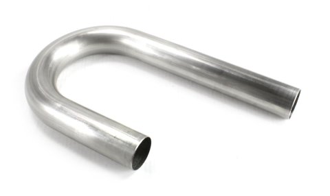 Patriot 180 Degree Bends 2.125 Inch 304 Stainless Steel Exhaust Pipe H6917 Pipe, J-Bend, Degree, Steel, Natural, in. Diameter, 3.0 in. Bend Radius, Each thumbnail 1