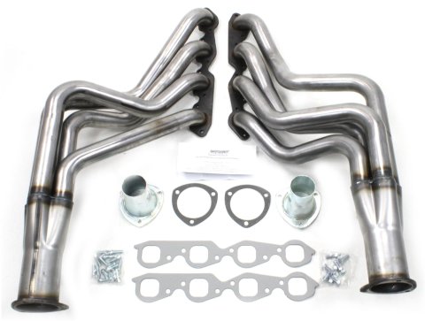 Patriot Full-Length Headers H8026 Headers, Long Tube, Steel, Natural, Chevy, Car, 396, 402, 427, 454, Pair thumbnail 2