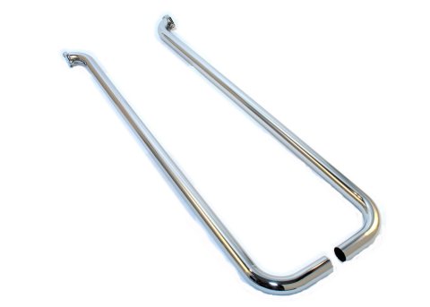 Patriot Side Exhaust H1283 Exhaust, Pipe, Single Lake, Steel, Chrome, 2 in. Diameter Inlet, 80 in. Long, Kit thumbnail 3