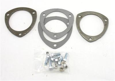 Patriot Collector Flange Kits H7261 Flanges, 3-Bolt, 3.5 in. I.D., Gaskets, Fasteners, Set thumbnail 1