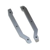 Dart Intake End Rail Spacers 62220006 Spacers, Aluminum, Natural, 10.200 in. Deck Height, Rectangular Port, Chevy, Big Block, Pair thumbnail 2
