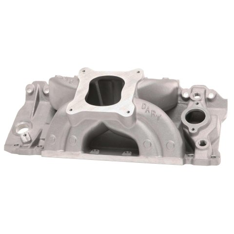 Dart Single Plane Intake Manifolds 41114000 Manifold, Plane, Aluminum, Natural, Square Bore Flange, Rectangular Port, Chevy, Big Block, Each