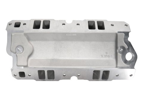 Dart Single Plane Intake Manifolds 42421000 Manifold, Plane, Aluminum, Natural, Dominator Flange, Chevy, Small Block, Each thumbnail 3
