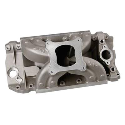 Dart Single Plane Intake Manifolds 41115000 Manifold, Plane, Aluminum, Natural, Square Bore Flange, Chevy, Rectangular Port, Tall Deck, Each thumbnail 8