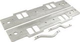 Dart Intake Manifold Spacer Plates 62210004 Spacer, Manifold, Aluminum, Natural, 9.325 in. Height, Chevy, Small Block, GM 18 Degree Heads, Kit thumbnail 2