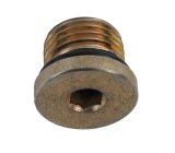 Dart Plug Fittings 32892500 Fitting, 1/2 in. Male Straight Cut O-Ring, Internal Allen Head, Steel, Natural, Each thumbnail 1