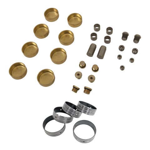 Dart LS Next Block Hardware Kits 32000016 Engine Kits, Brass Freeze Plugs, Coated Camshaft Bearings, Dowel Pins, Chevrolet, LS, Kit thumbnail 1