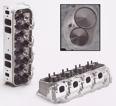 Dart Pro 1 Aluminum Cylinder Heads 19100136 Head, 1, Aluminum, Assembled, 121cc Chamber, 310cc Intake Runner, Chevy, Big Block, Each