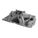 Dart Single Plane Intake Manifolds 42711000 Manifold, Plane, Aluminum, Natural, Square Bore, Chevy, Small Block, Each thumbnail 1