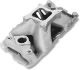 Dart Single Plane Intake Manifolds 42711000 Manifold, Plane, Aluminum, Natural, Square Bore, Chevy, Small Block, Each thumbnail 2