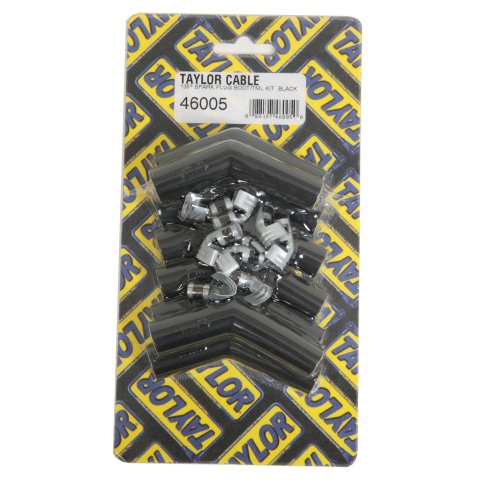 Taylor Spark Plug Boot and Terminal Kits 46005 Wire Connector; And Kit; Wire Set; 45 deg.; Kit; Black; Quanti thumbnail 1