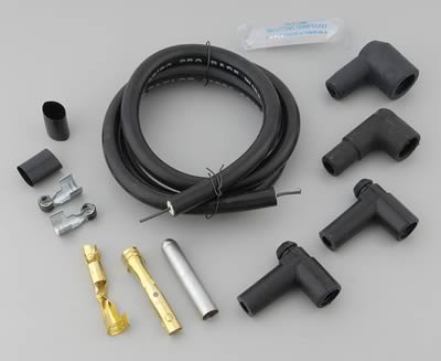 Taylor Coil Wire Kits 45909 Wire, 409, Spiral Core, 10.4mm, Black, Male HEI/Female Socket, 90 Degree Boots, 36 in. Long, Kit thumbnail 2