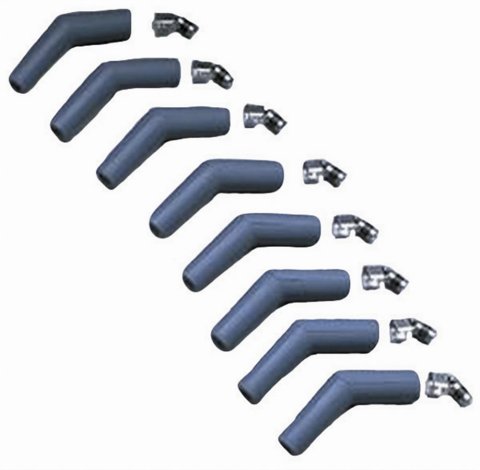 Taylor Spark Plug Boot and Terminal Kits 46065 Boots Terminals, Blue, 135 Degree Boots, 8mm, Set of 8 thumbnail 3