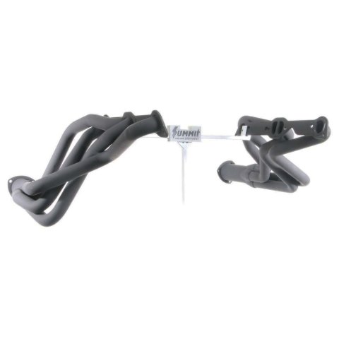 Flowtech Headers 11170FLT Headers, Long Tube, Steel, Painted, Pontiac, 326-455, Pair thumbnail 1