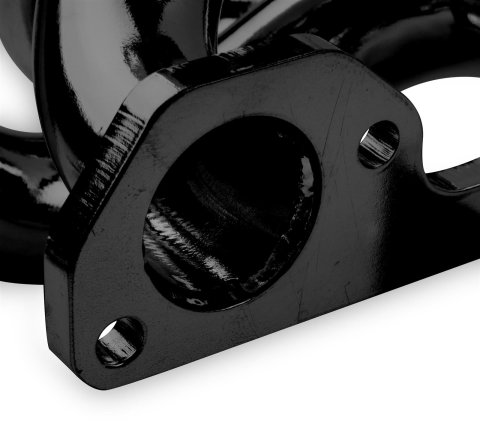 Flowtech Headers 92004FLT Headers, Shorty, Steel, Painted, 2.5 in. Collector, Round Port, Jeep, 3.8L, Pair thumbnail 2