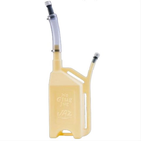 7 Gallons Jaz Products No-Glug Jug 710-107-05 Utility Jug, No-Glug, Rectangular, gallons, Vented, Plastic, Clear, Each thumbnail 1